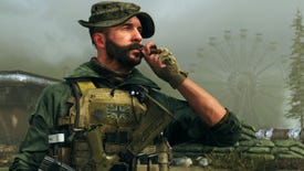 Captain Price smokes a cigar in Call Of Duty: Modern Warfare